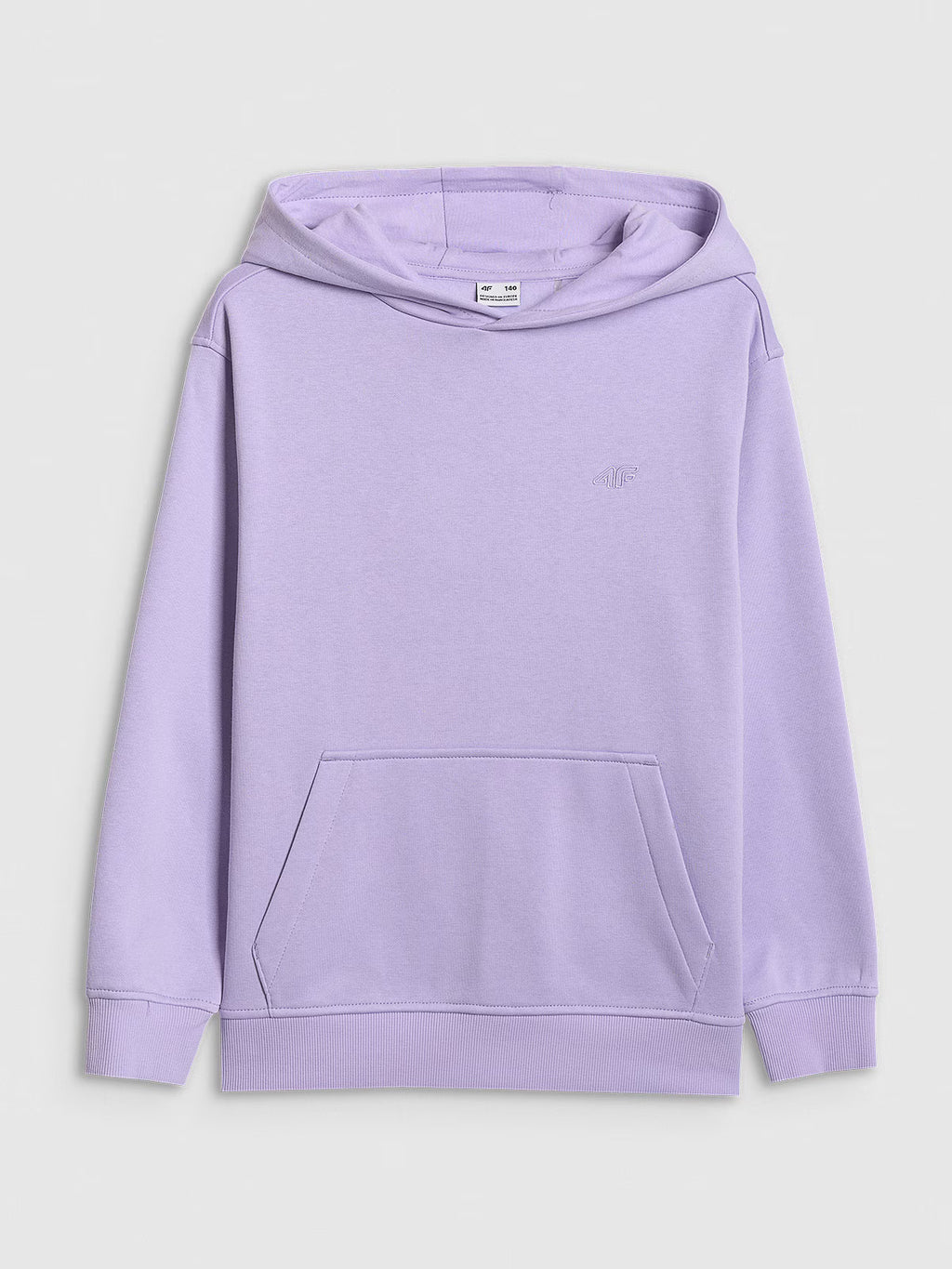 Bluza dresowa regular z kapturem dziewczęca
