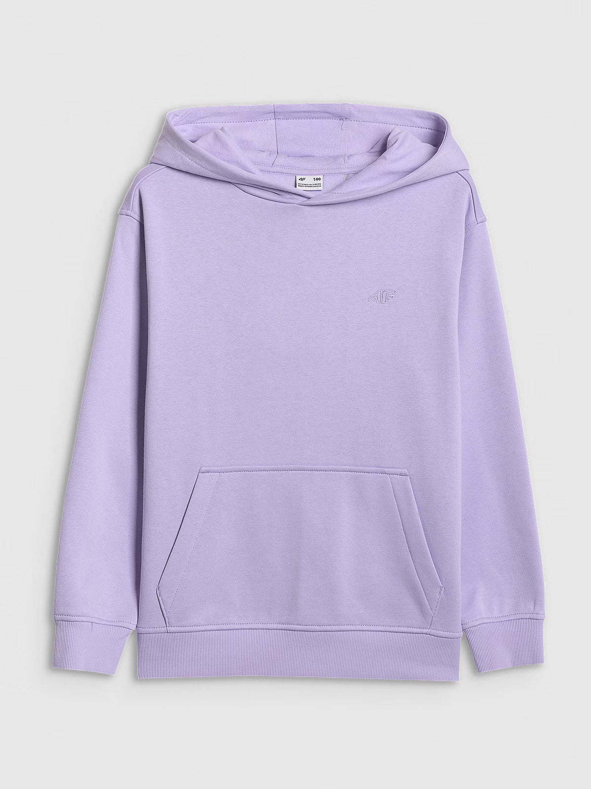 Bluza dresowa regular z kapturem dziewczęca