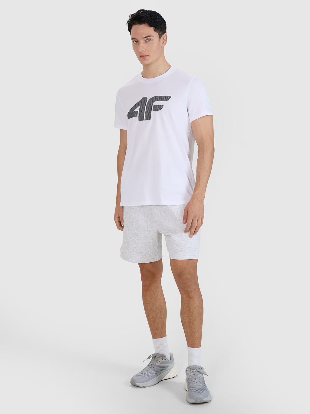 T-shirt regular z nadrukiem męski