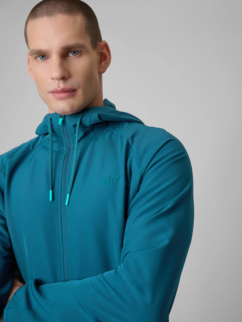Bluza treningowa regular z kapturem męska