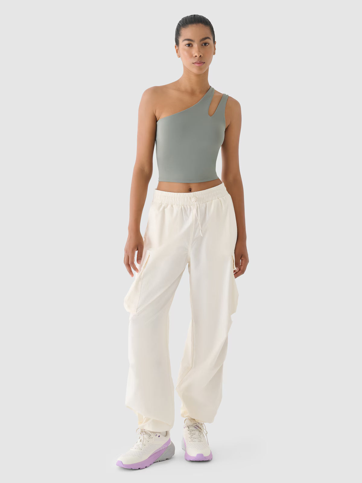 Spodnie oversize cargo damskie 4F x Anna Lewandowska