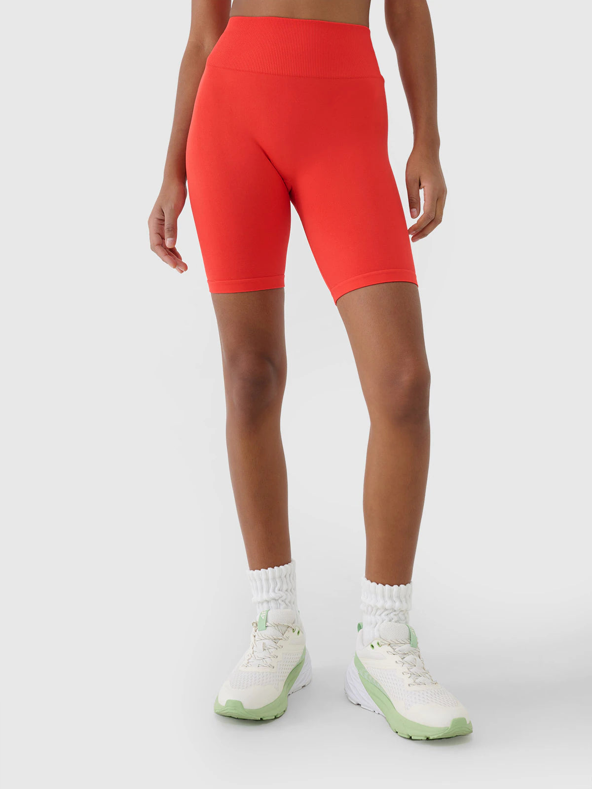 Legginsy kolarki bezszwowe treningowe damskie