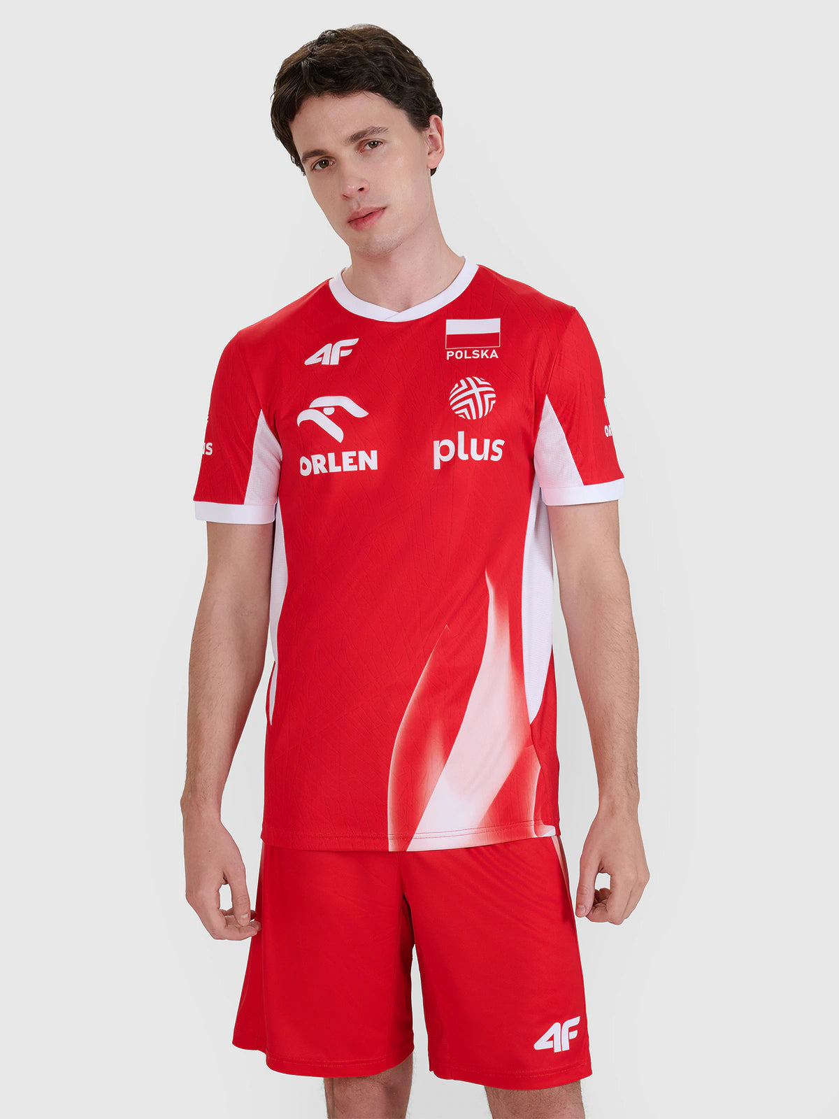 Koszulka meczowa replika domowa z możliwością personalizacji męska 4F x Polska Siatkówka