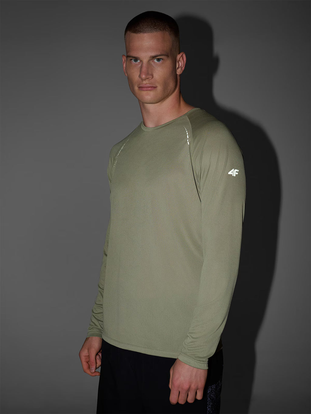Longsleeve do biegania szybkoschnący męski