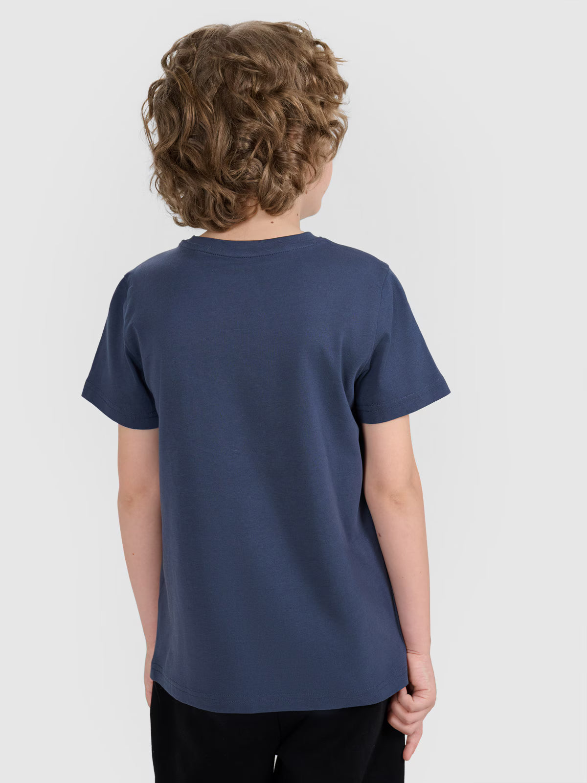 T-shirt regular gładki (2-pack) dziecięcy