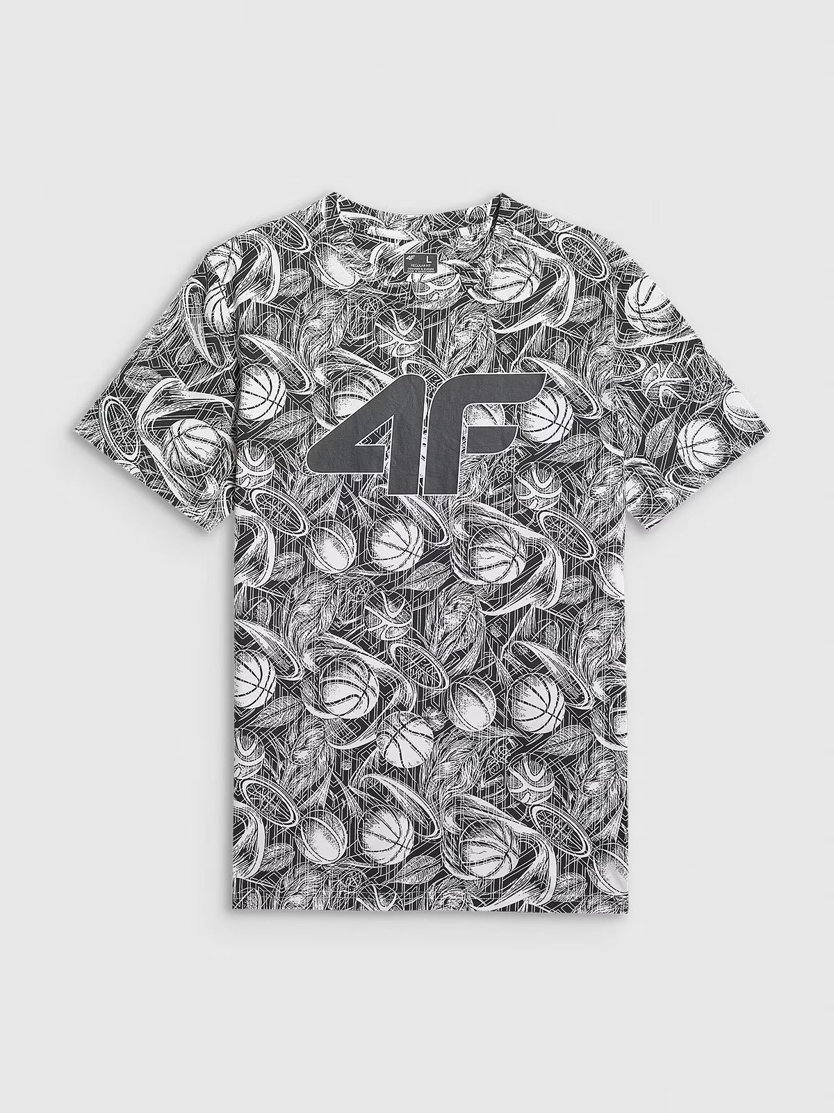 T-shirt regular z nadrukiem męski