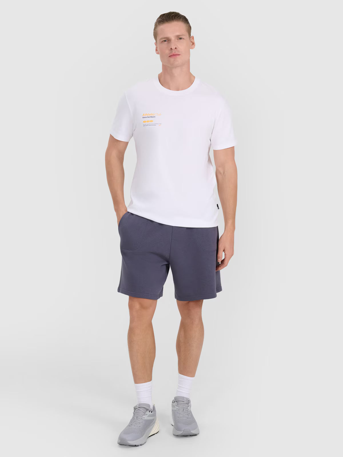 T-shirt regular z nadrukiem męski
