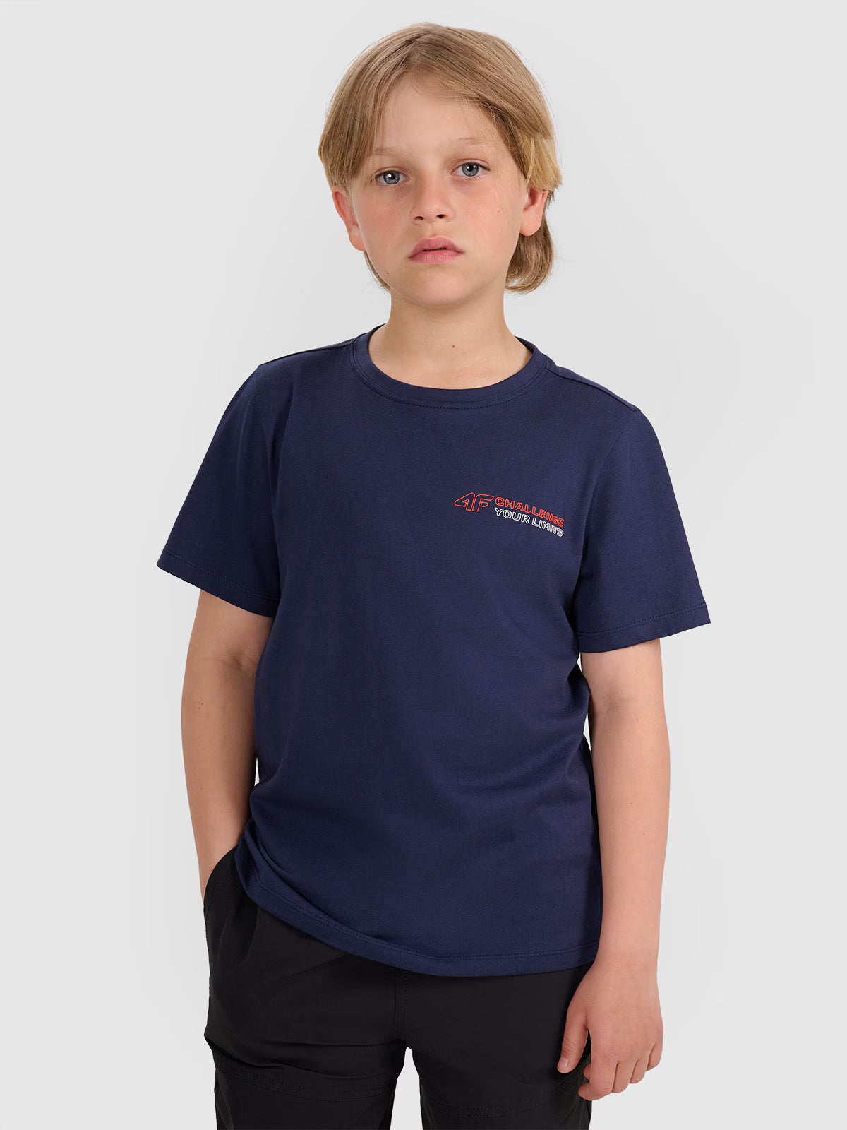 T-shirt regular z nadrukiem chłopięcy