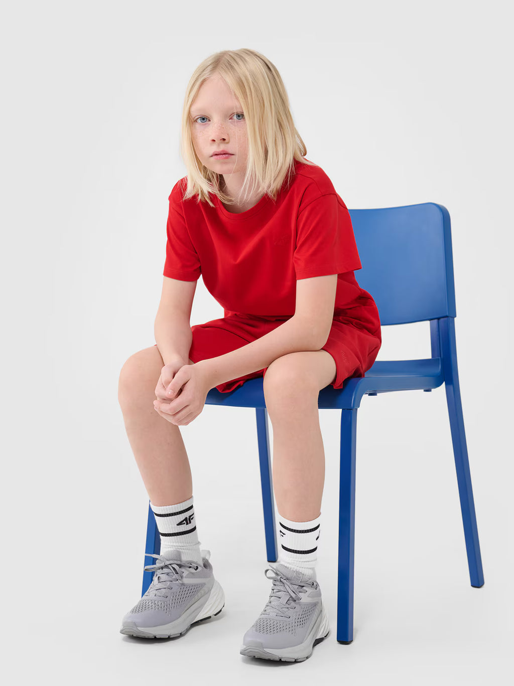 T-shirt oversize gładki chłopięcy