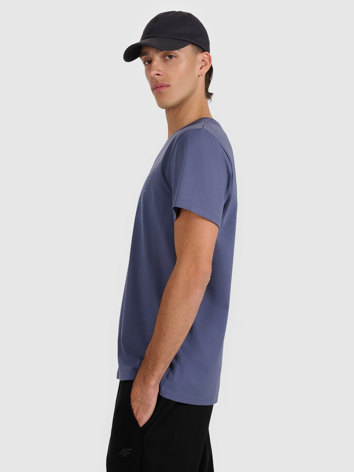 T-shirt regular z nadrukiem męski