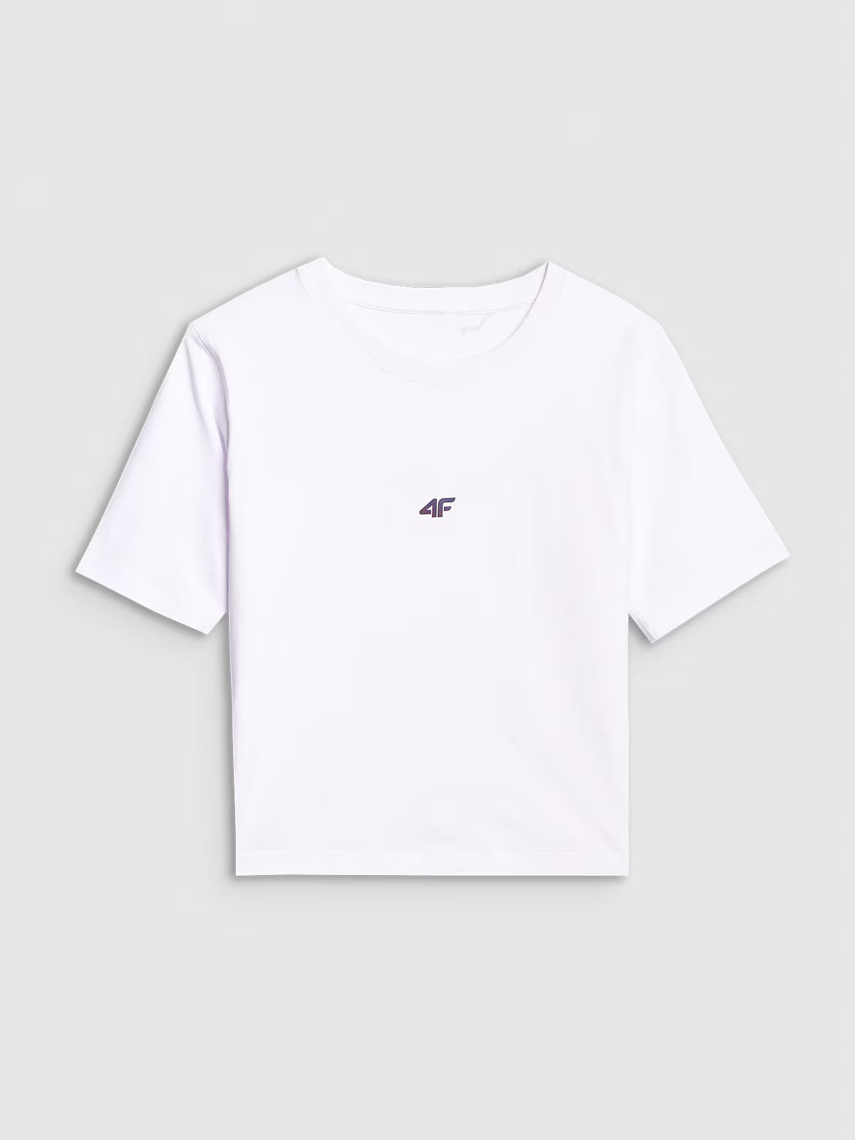 Crop-top slim gładki damski