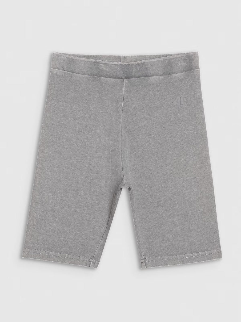 Legginsy kolarki z efektem acid wash dziewczęce
