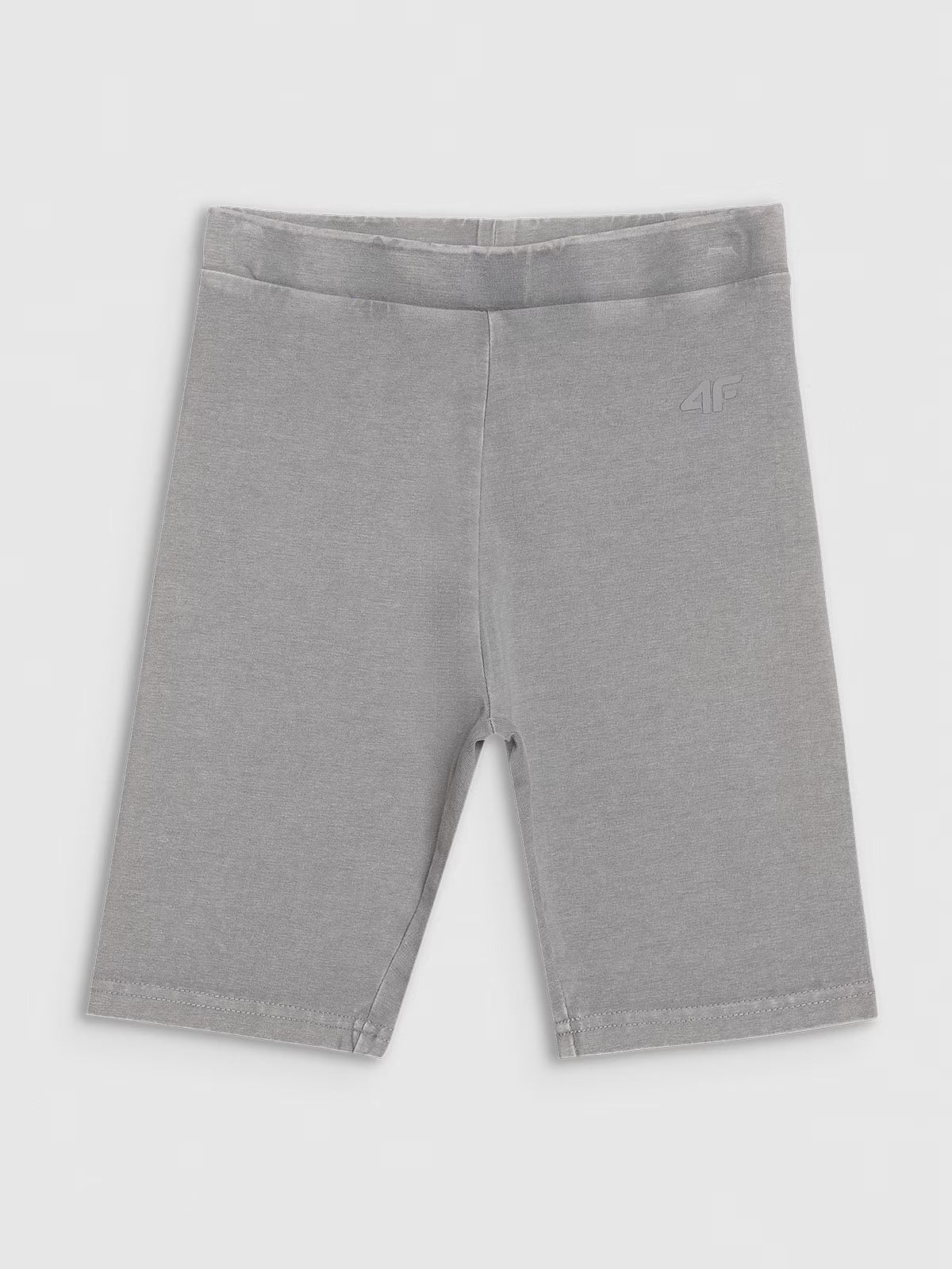 Legginsy kolarki z efektem acid wash dziewczęce
