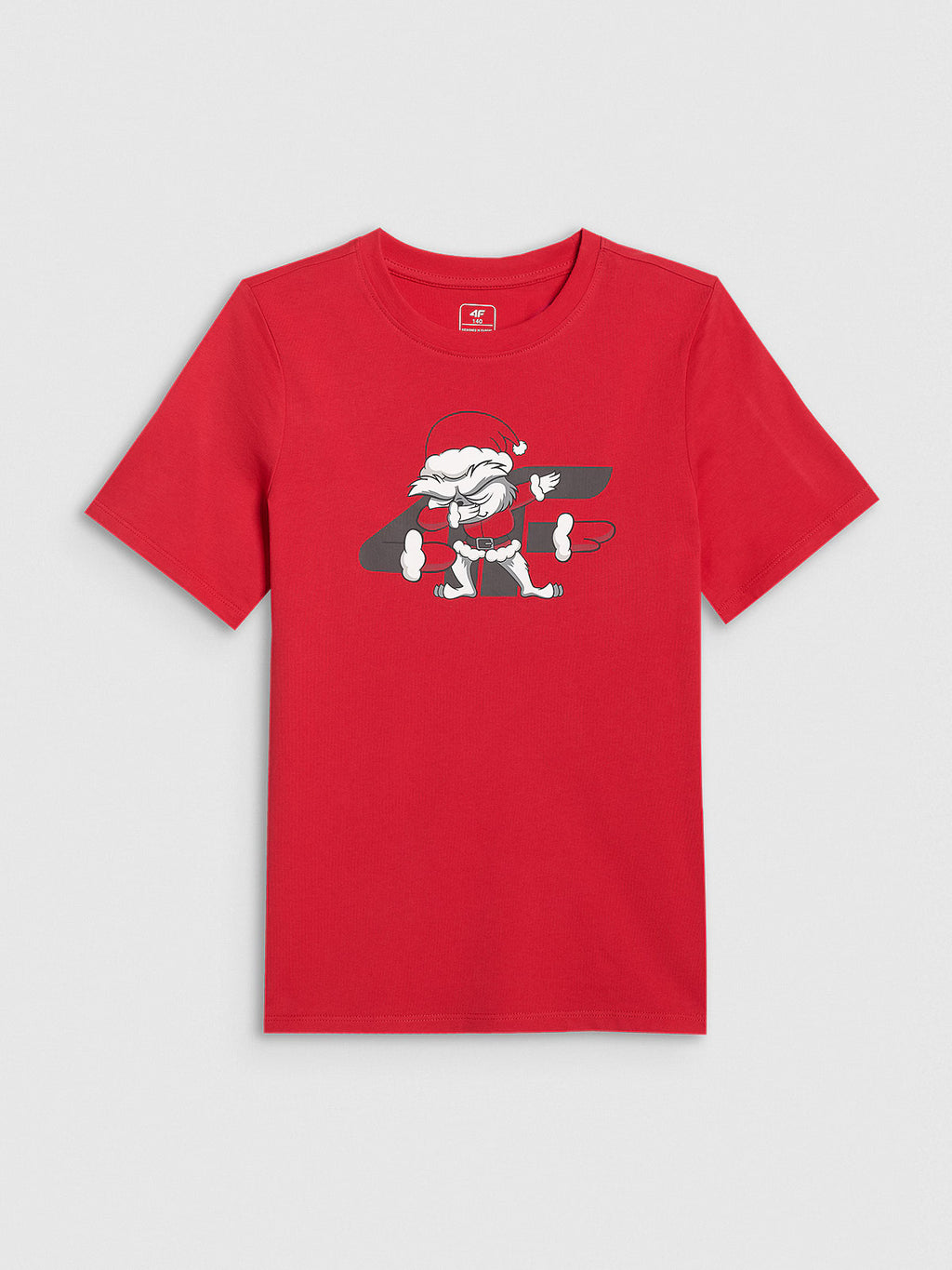 T-shirt regular z nadrukiem świątecznym chłopięcy