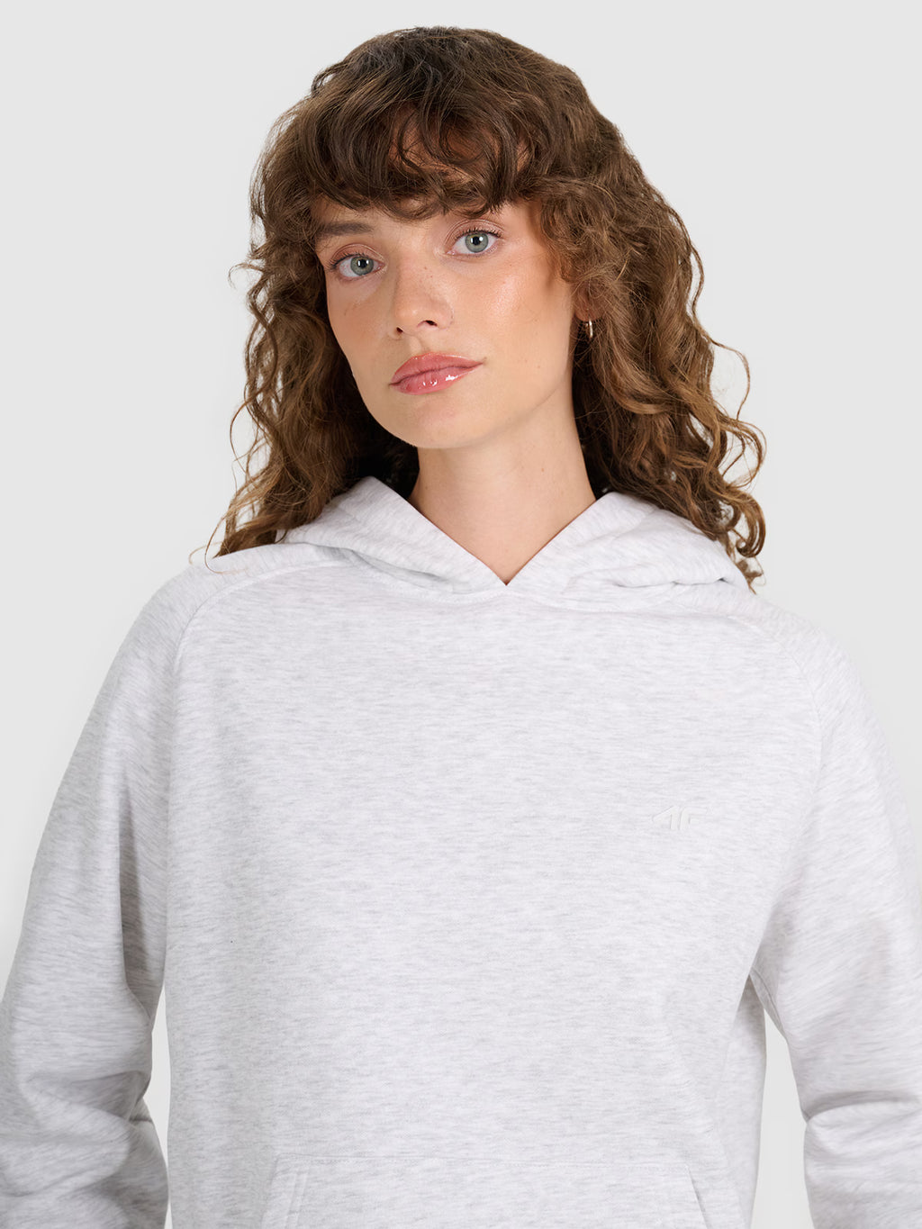 Bluza dresowa nierozpinana z kapturem damska