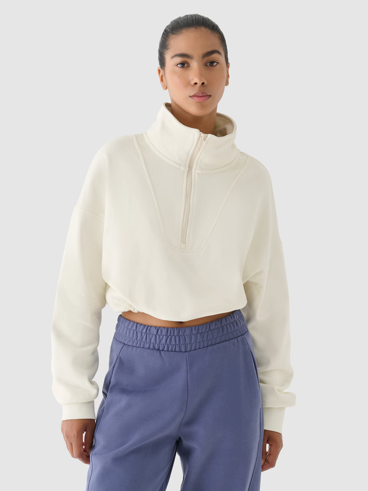 Bluza dresowa bez kaptura damska 4F x Anna Lewandowska