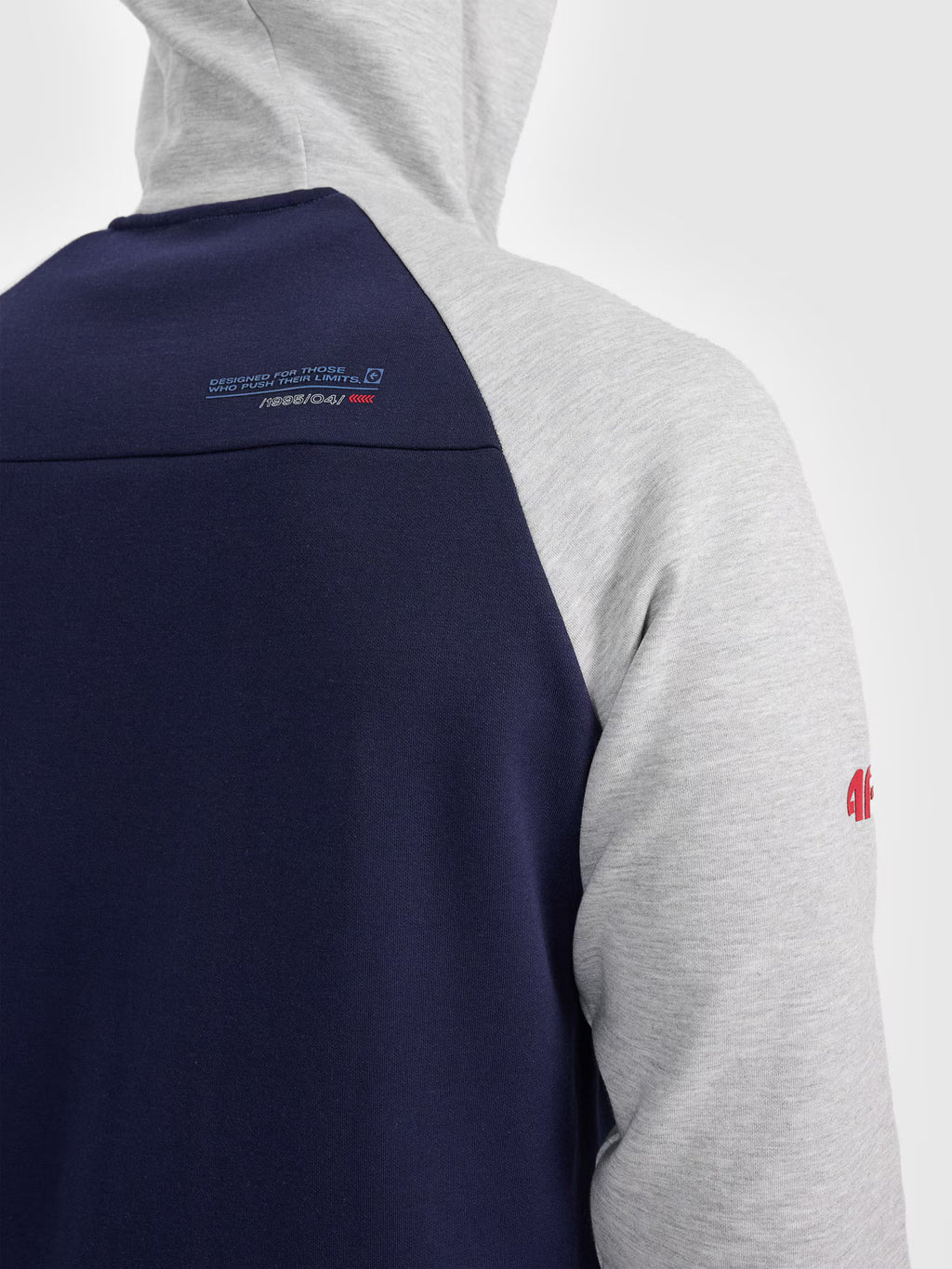 Bluza dresowa rozpinana z kapturem męska