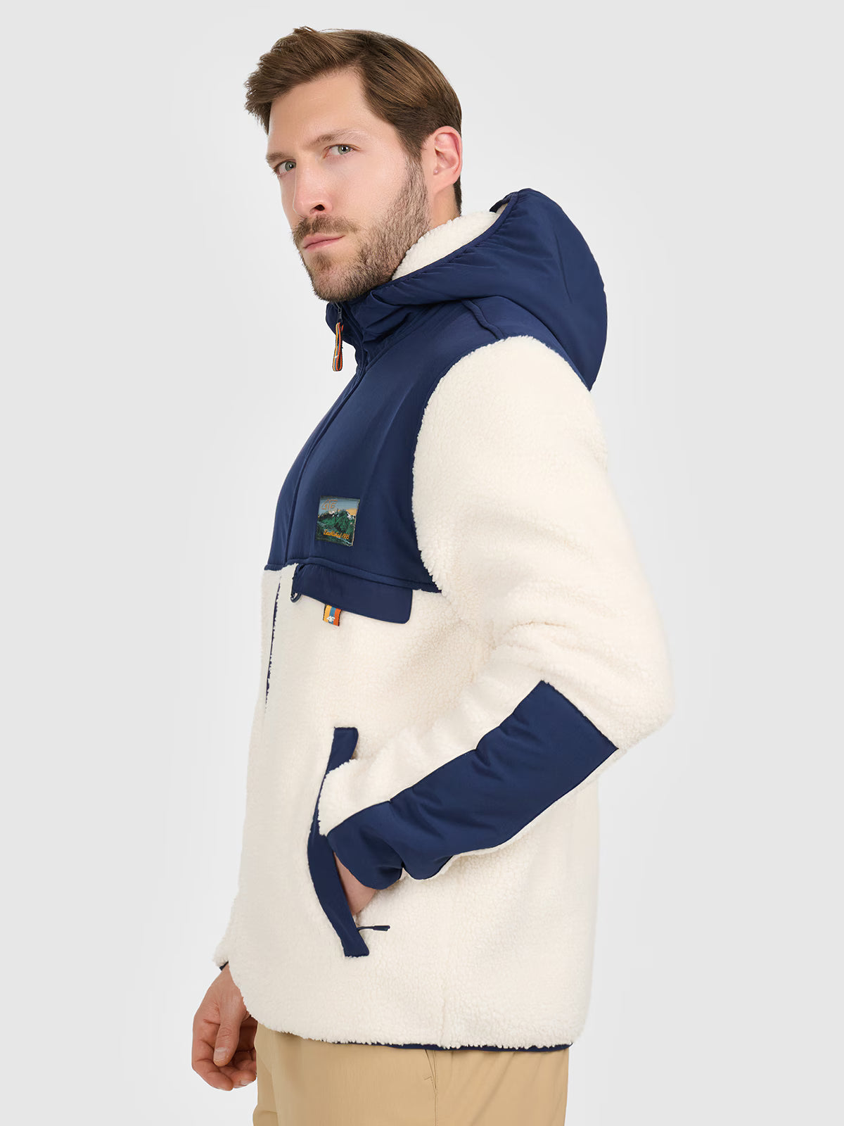 Polar sherpa regular z kapturem męski