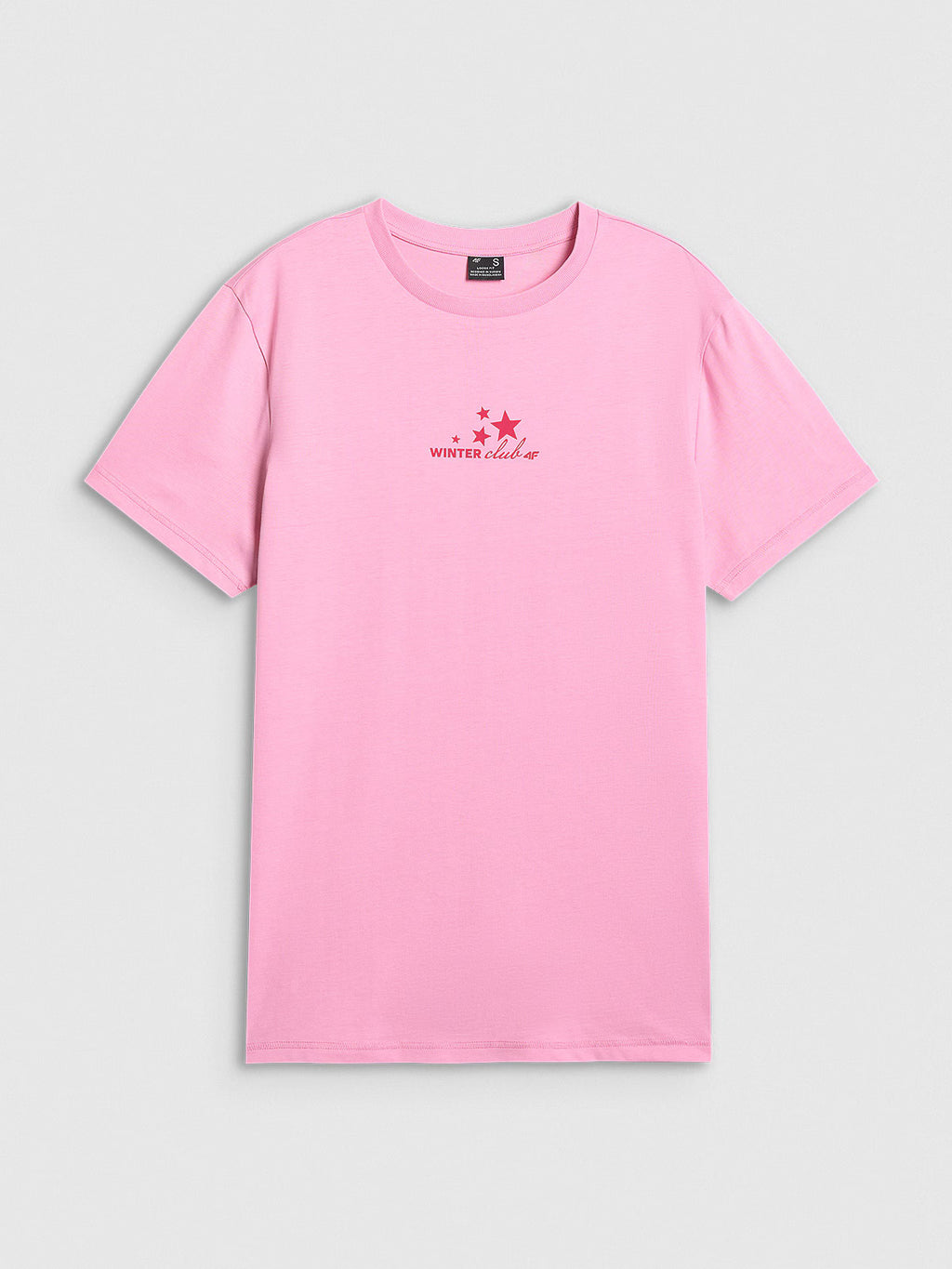 T-shirt oversize z nadrukiem damski