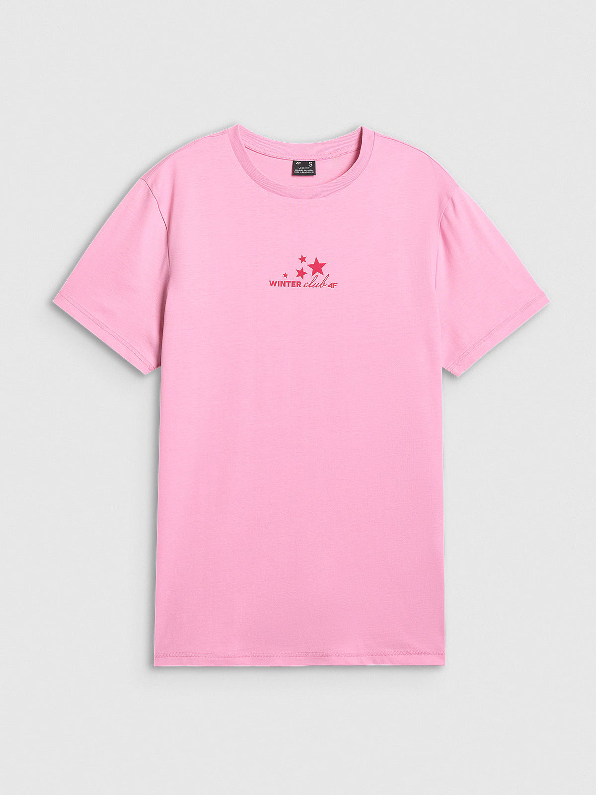 T-shirt oversize z nadrukiem damski