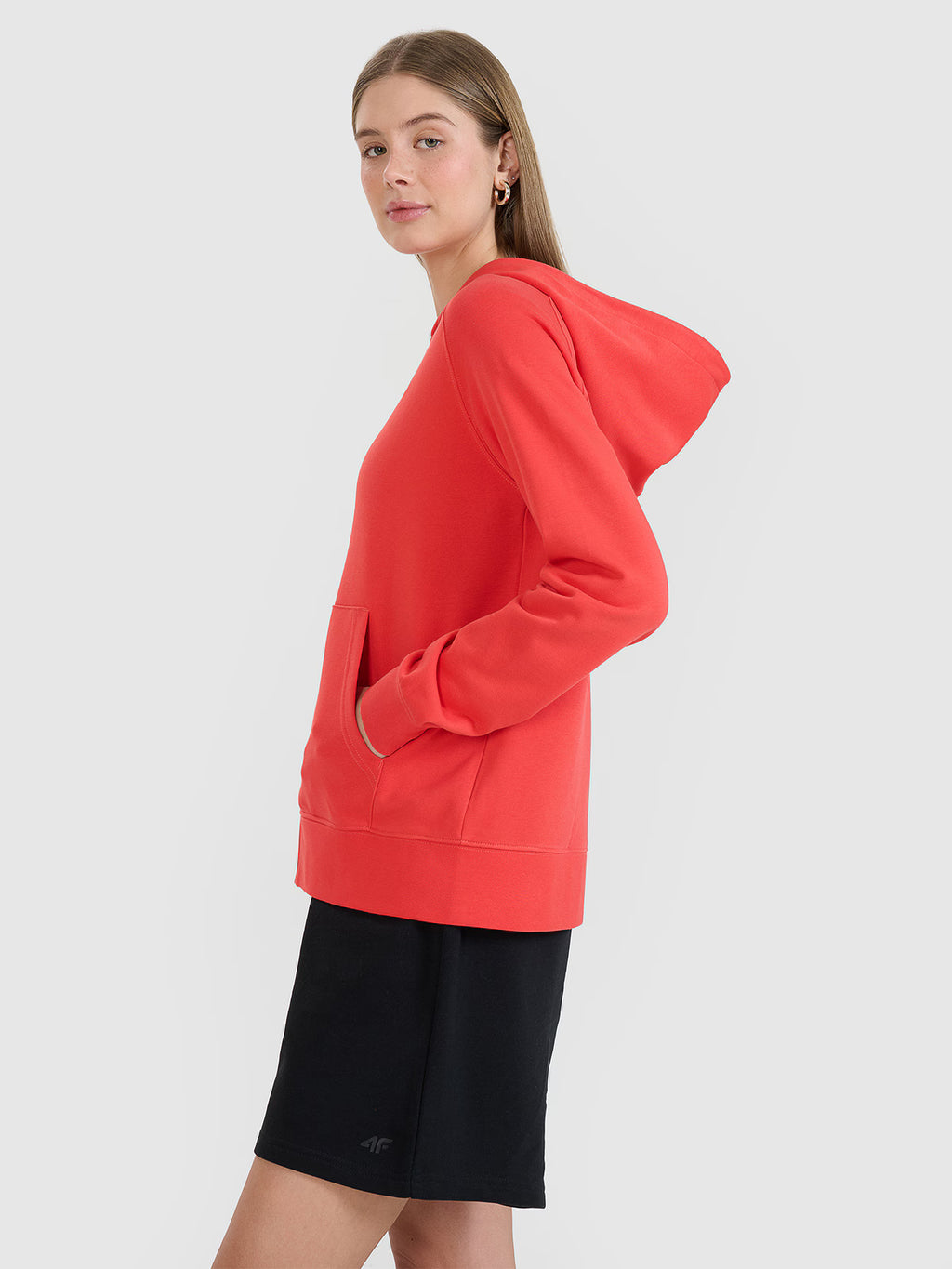 Bluza dresowa rozpinana z kapturem damska