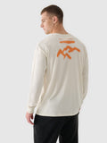 Longsleeve oversize z nadrukiem męski