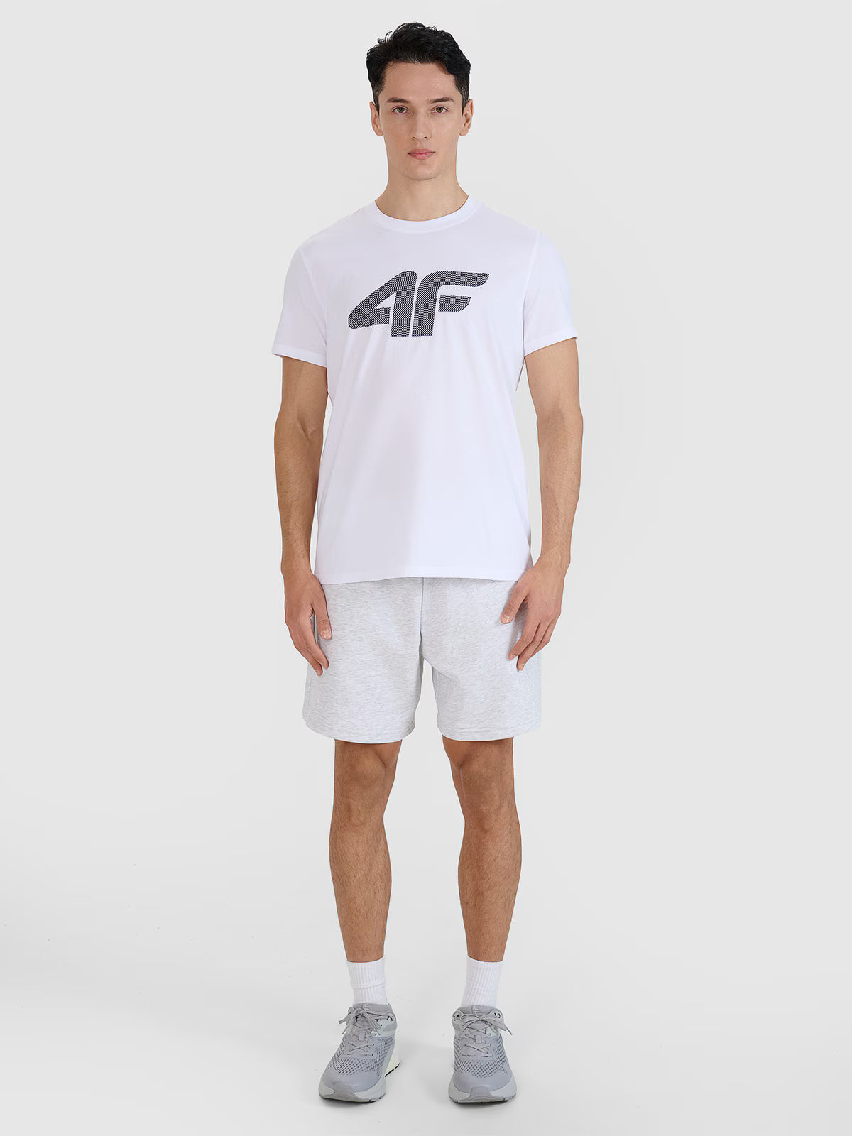 T-shirt regular z nadrukiem męski