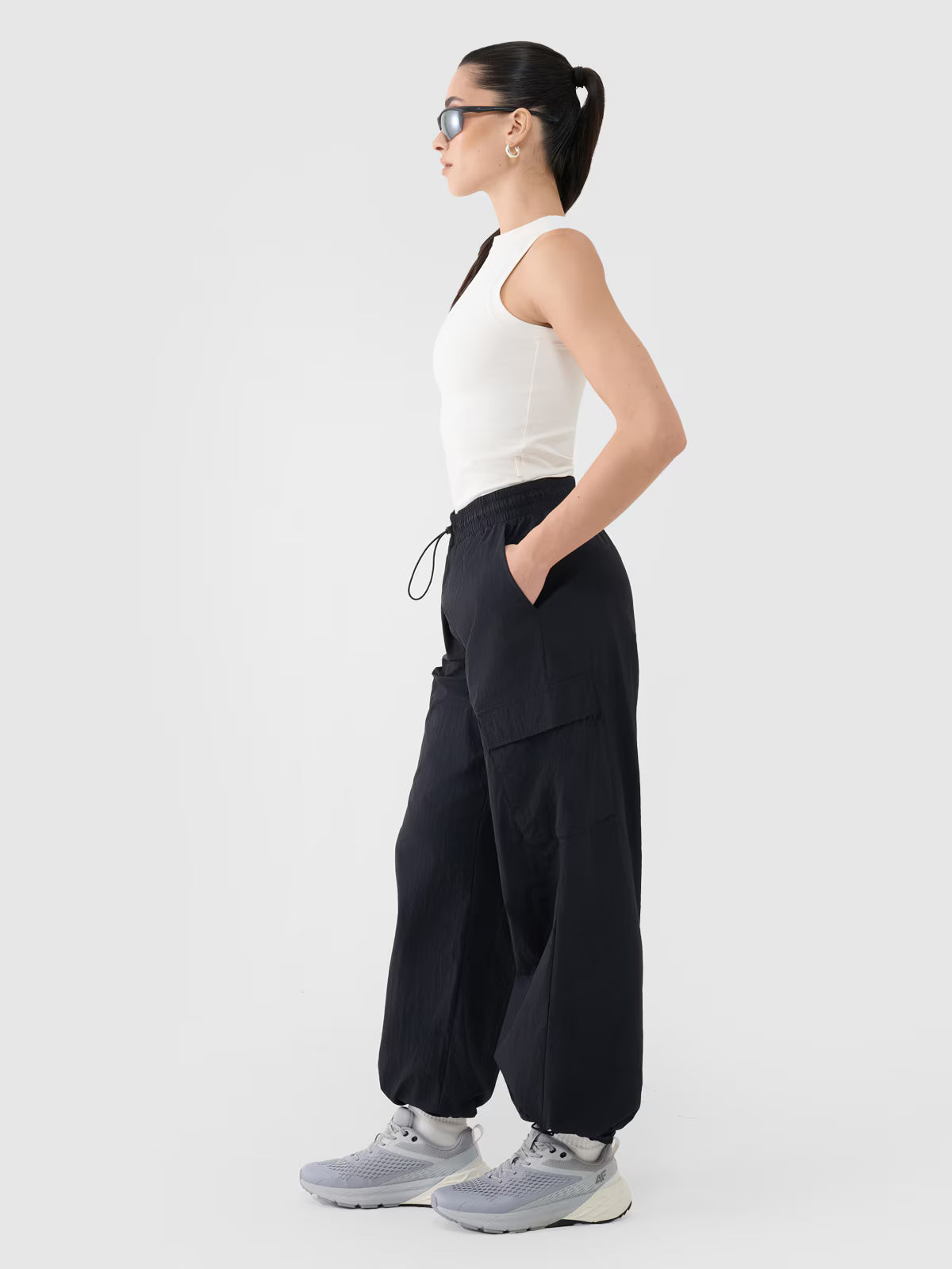 Spodnie casual oversize damskie