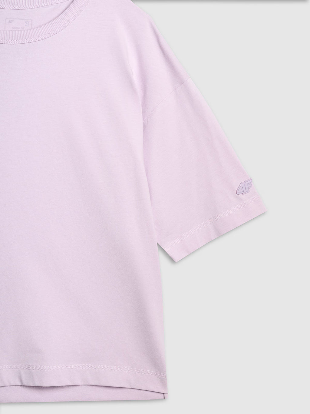 T-shirt oversize gładki damski