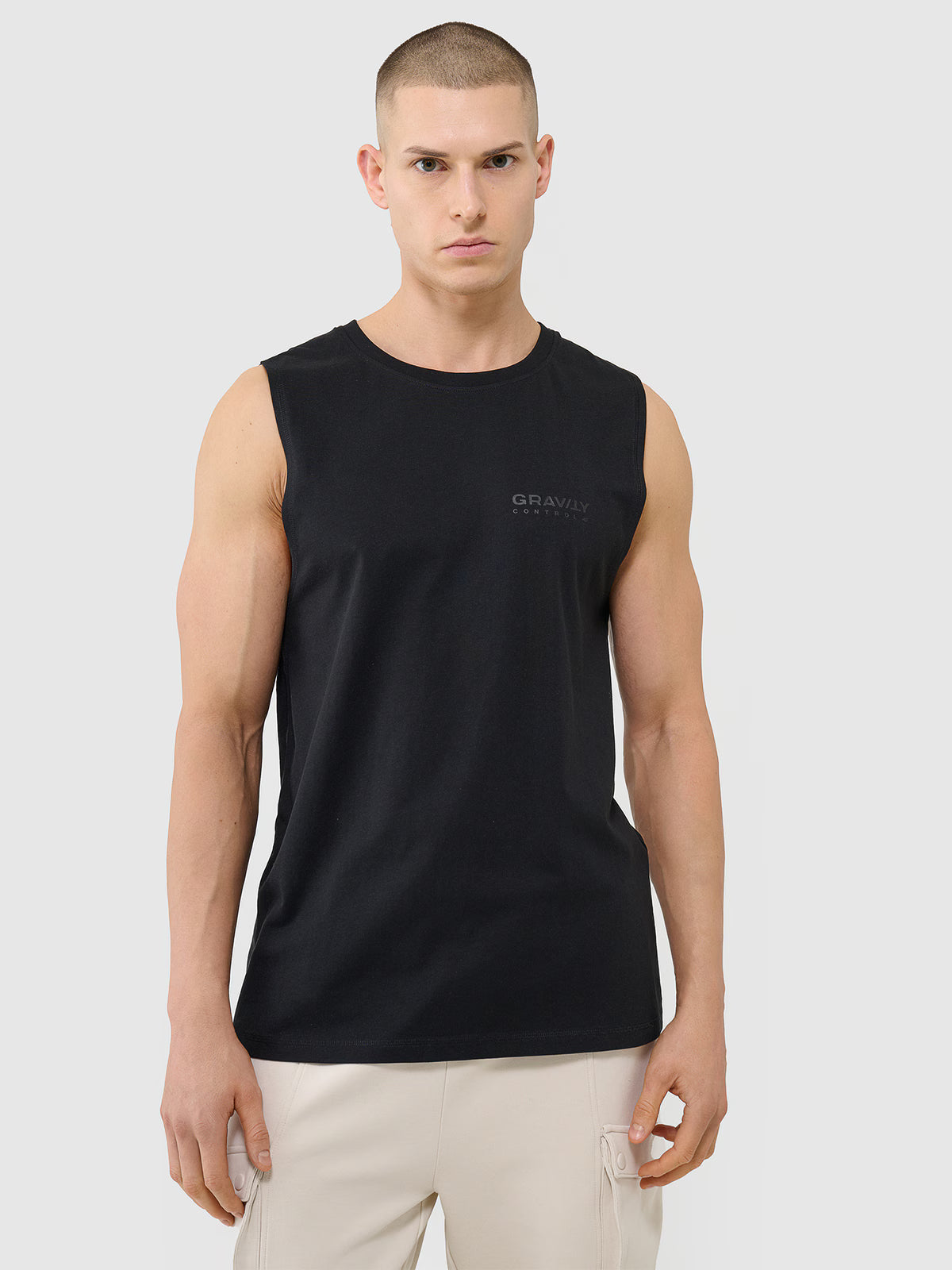 Tank top oversize męski