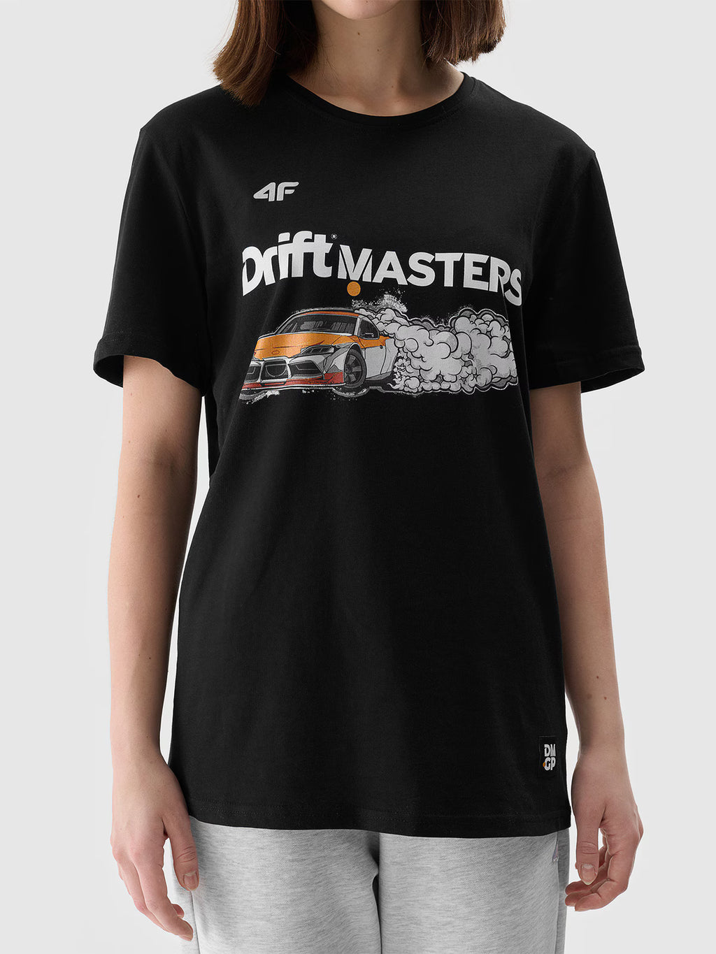 T-shirt regular z nadrukiem uniseks 4F x Drift Masters