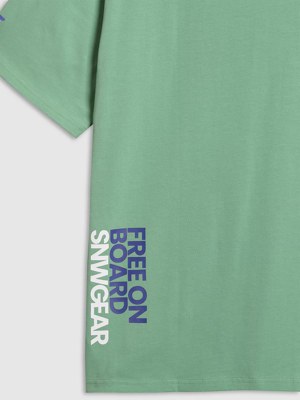 T-shirt loose z nadrukiem męski