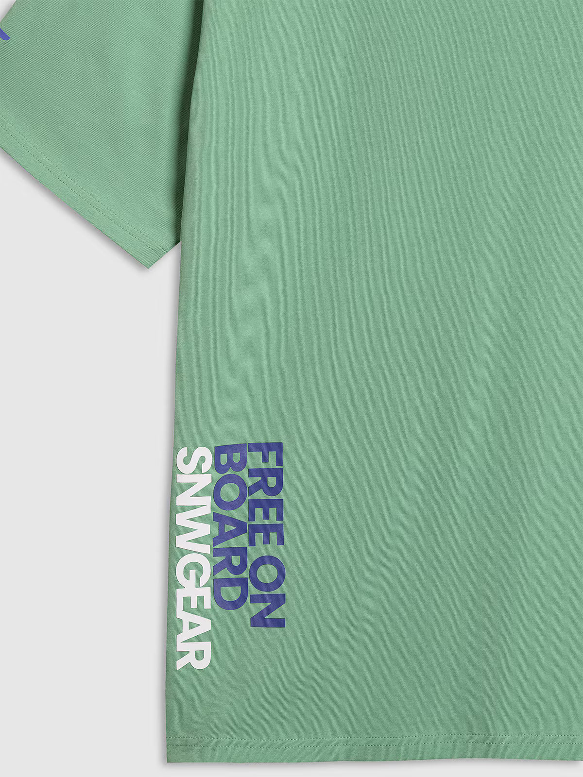 T-shirt loose z nadrukiem męski