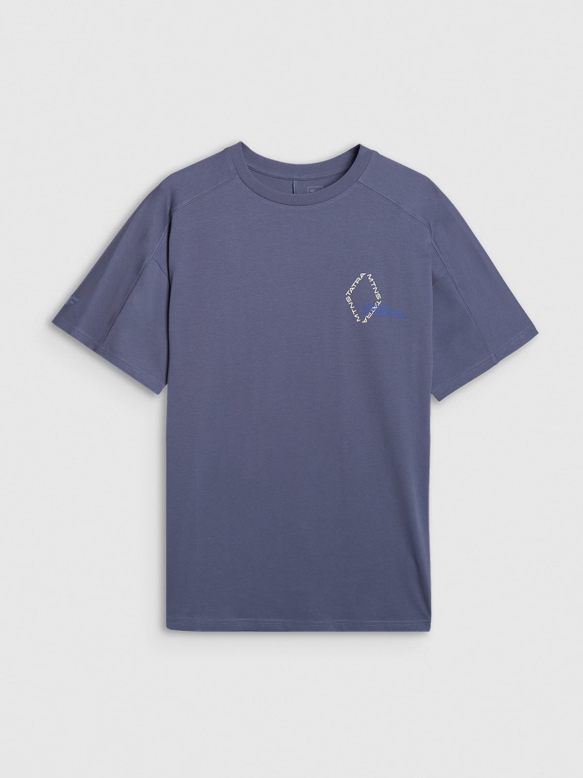 T-shirt oversize z nadrukiem męski
