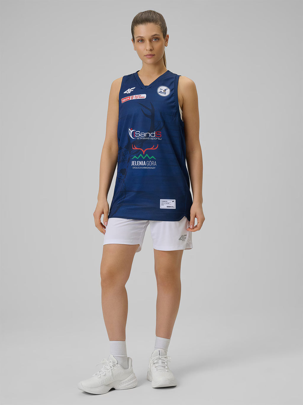 Koszulka meczowa replika domowa z sezonu 2025/26 damska 4F x Isands Wichoś Jelenia Góra