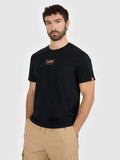 T-shirt regular z nadrukiem męski