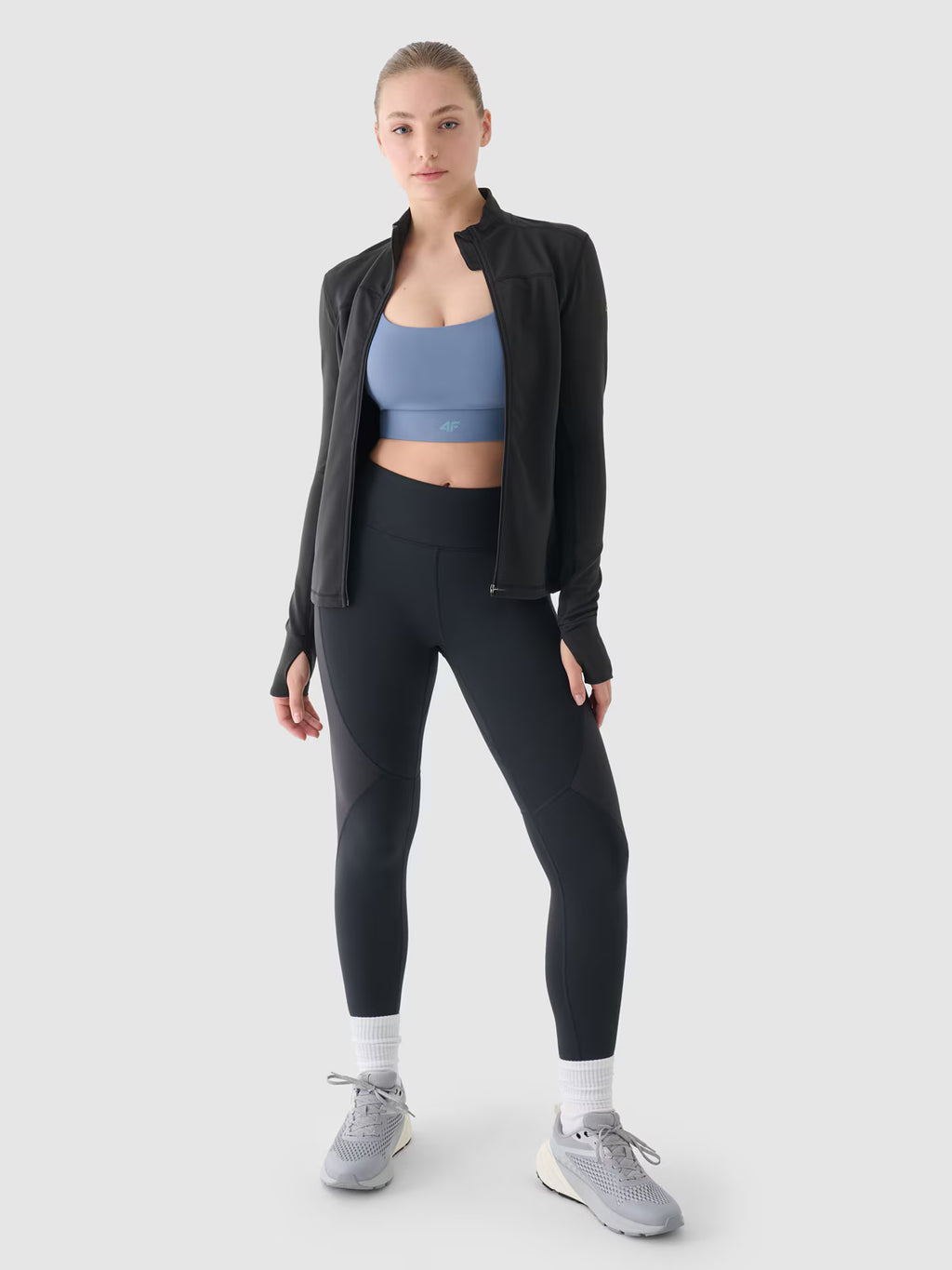 Legginsy treningowe z wysokim stanem damskie