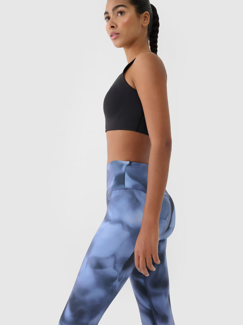 Legginsy treningowe z wysokim stanem damskie