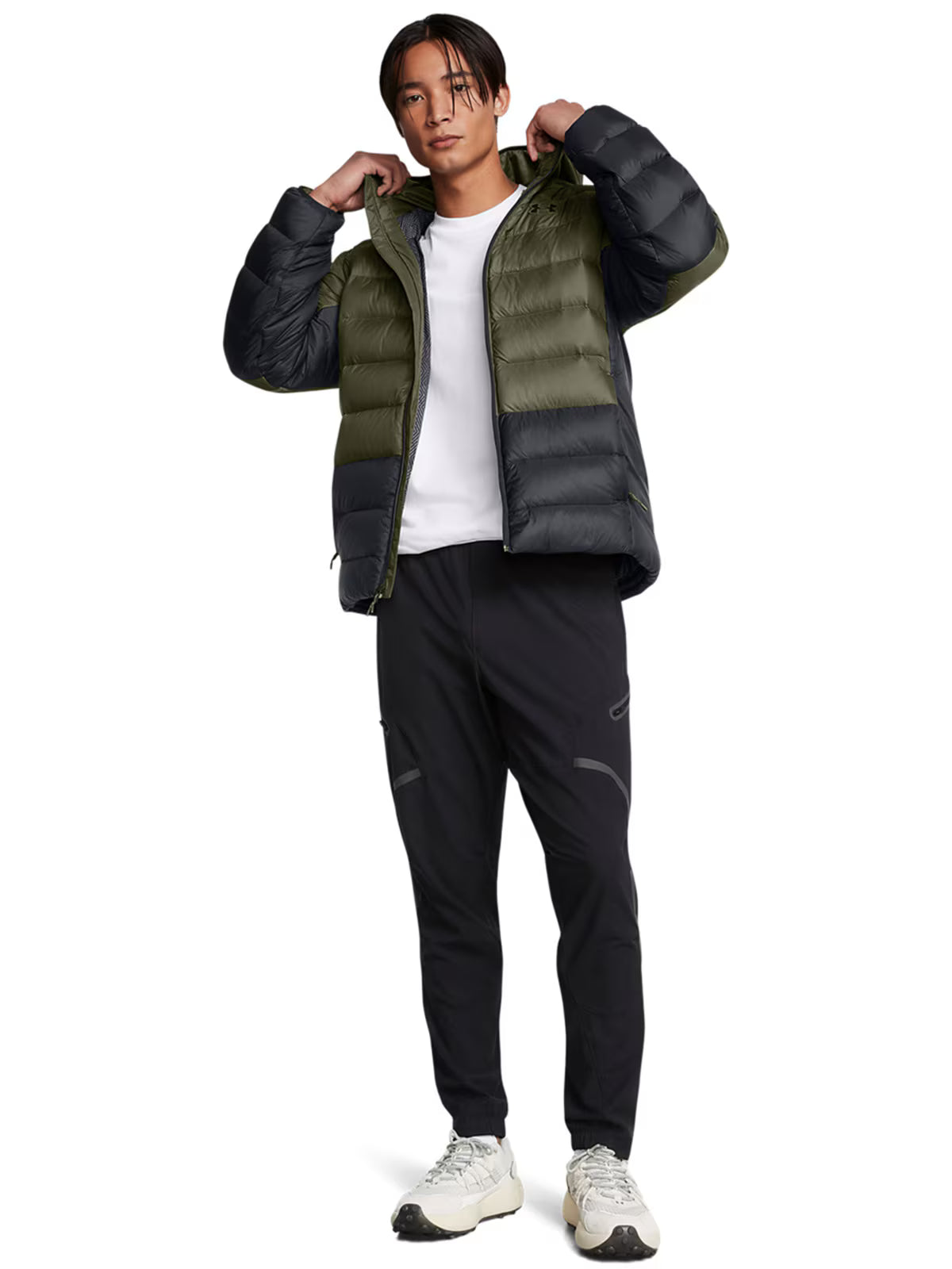Kurtka puchowa z wypełnieniem naturalnym męska Under Armour Legend Down Hooded Jacket