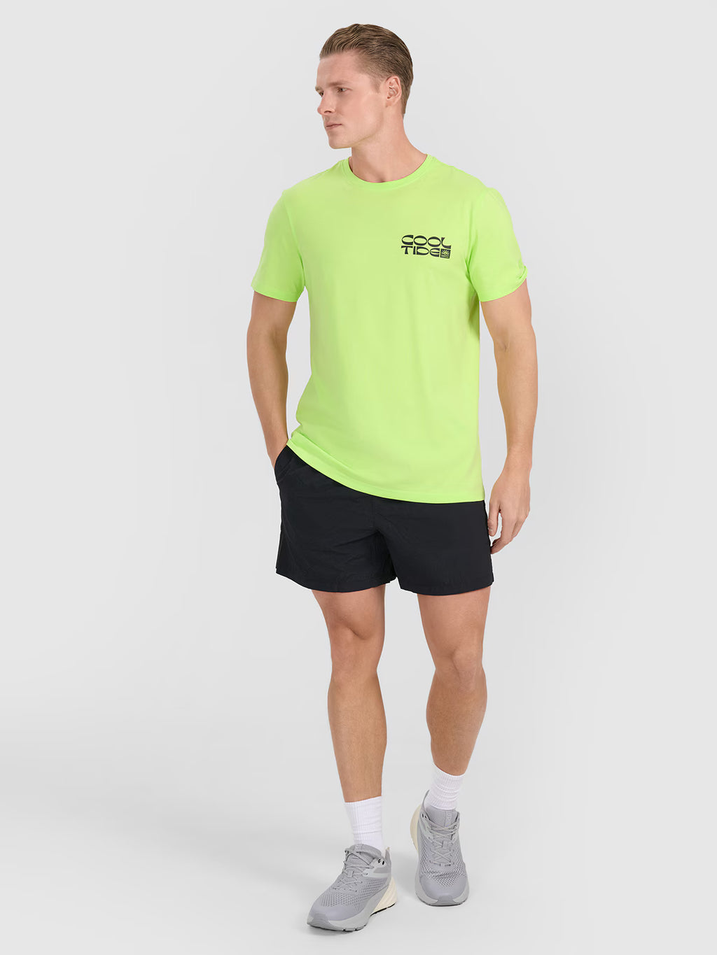 T-shirt regular z nadrukiem męski