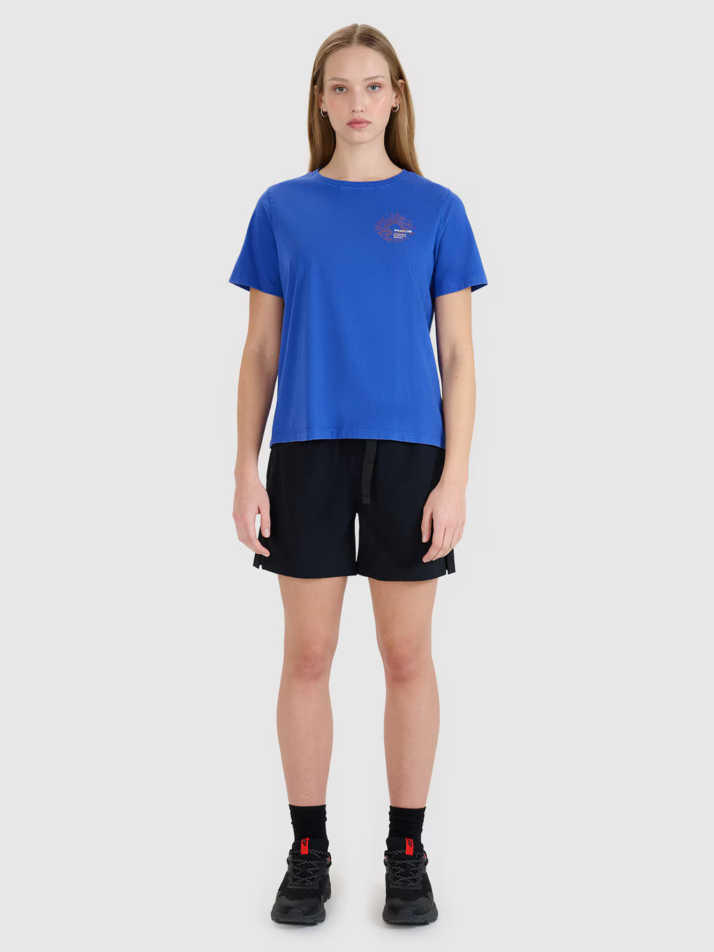 T-shirt regular z nadrukiem damski