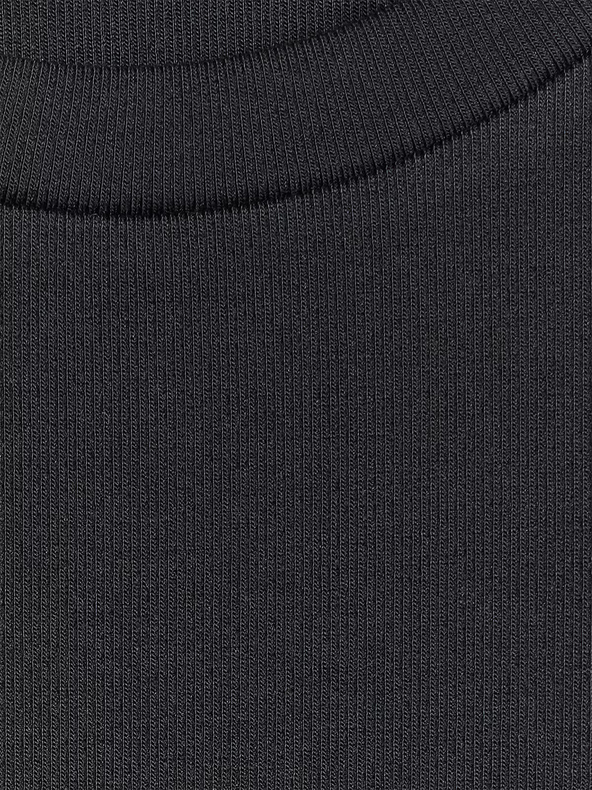 T-shirt z prążkowanej dzianiny z modalem damski