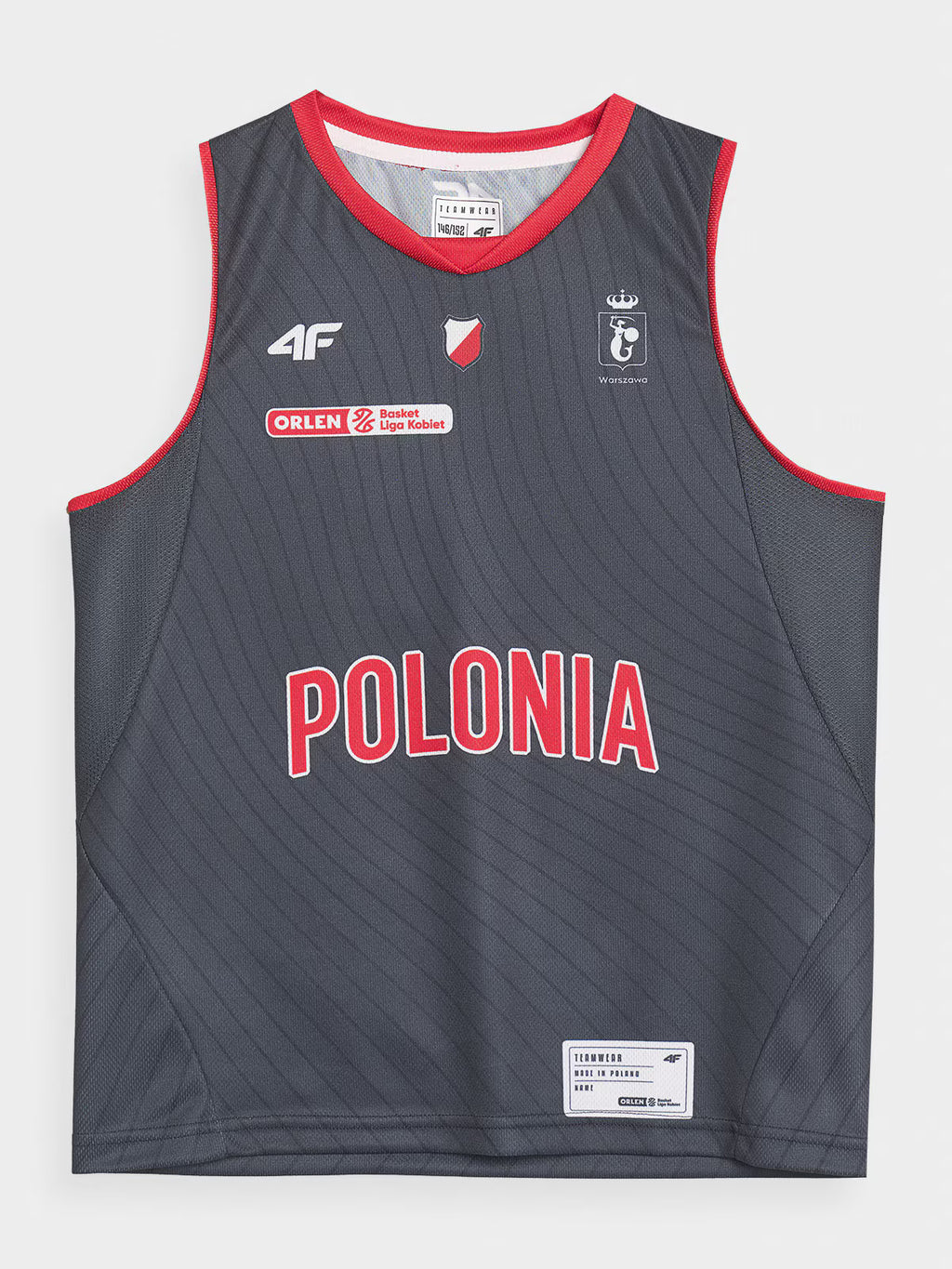 Koszulka meczowa replika domowa z sezonu 2024/25 dziecięca 4F x Polonia Warszawa