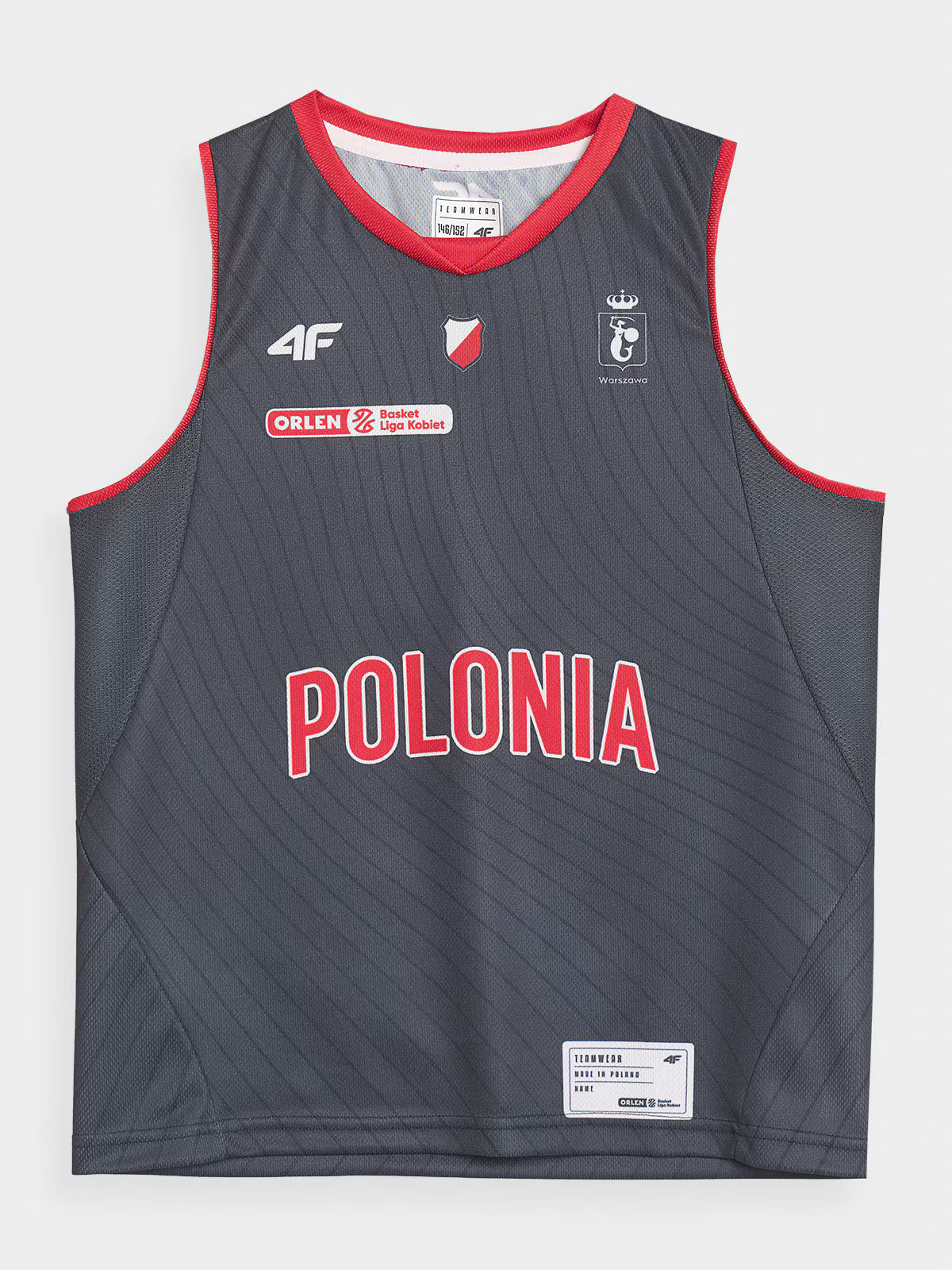 Koszulka meczowa replika domowa z sezonu 2024/25 dziecięca 4F x Polonia Warszawa