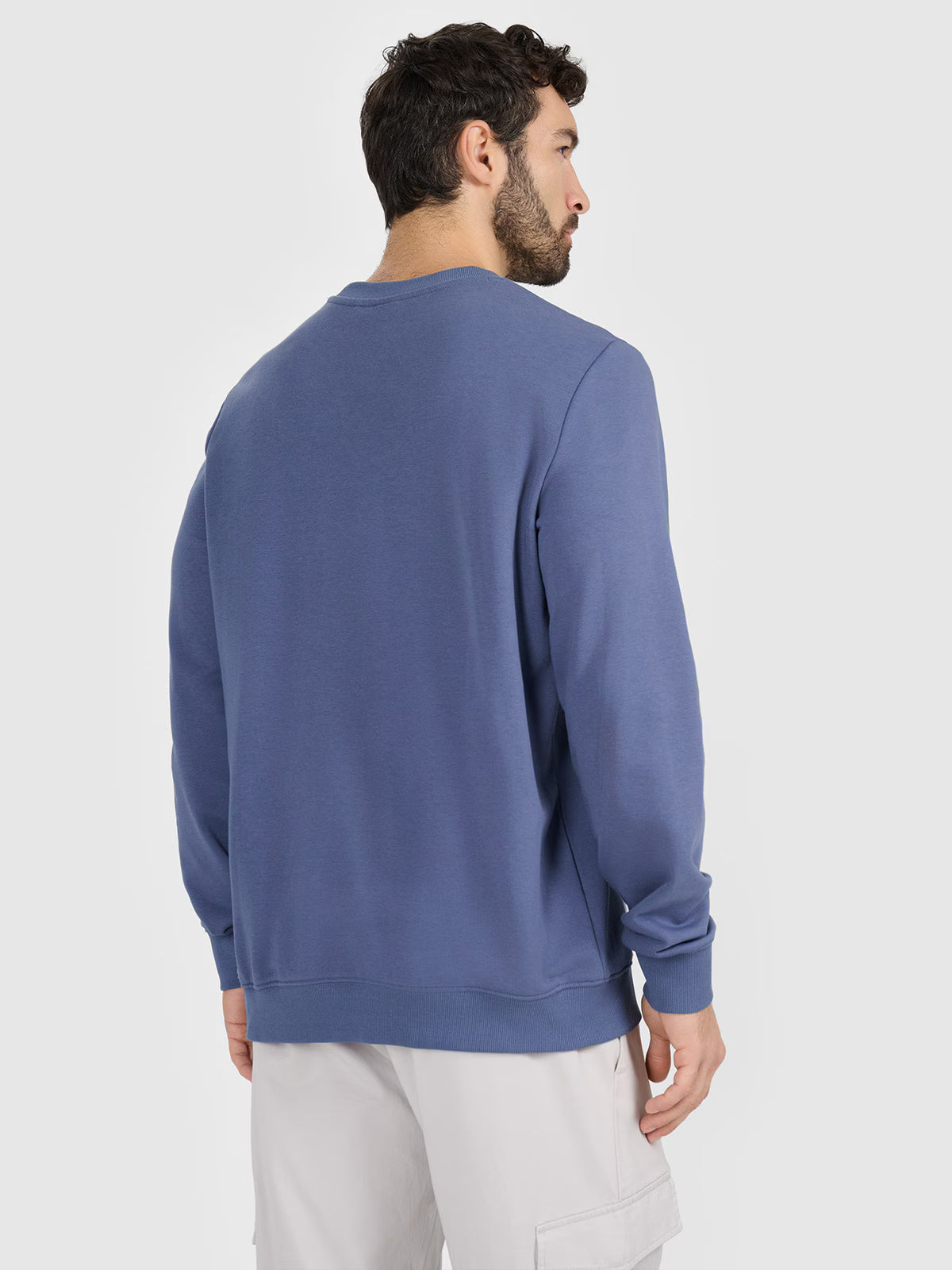 Bluza dresowa nierozpinana bez kaptura męska