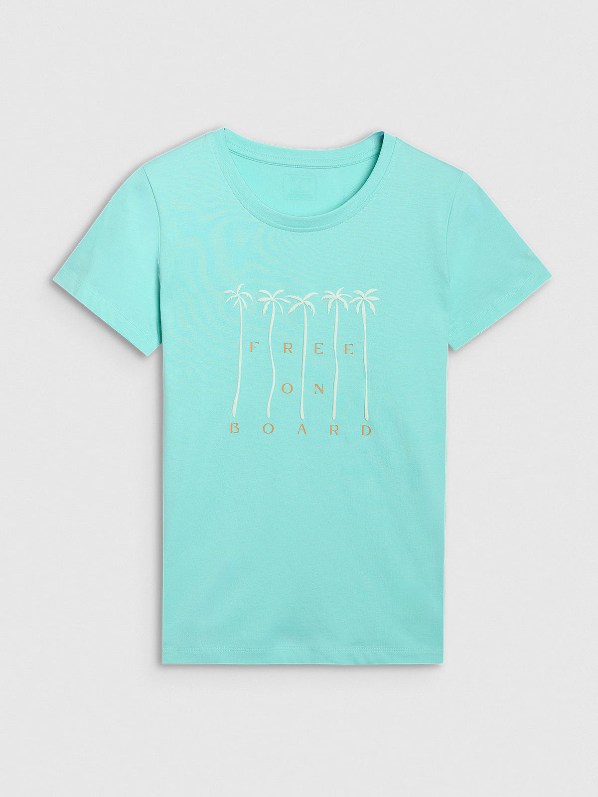 T-shirt regular z nadrukiem damski