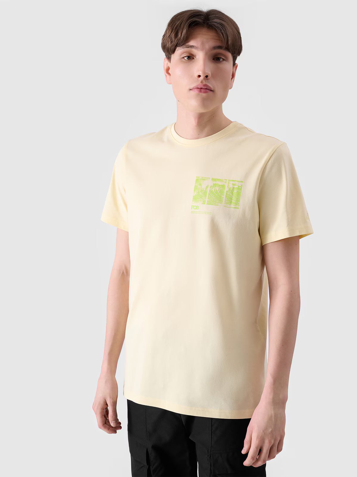 T-shirt regular z nadrukiem męski