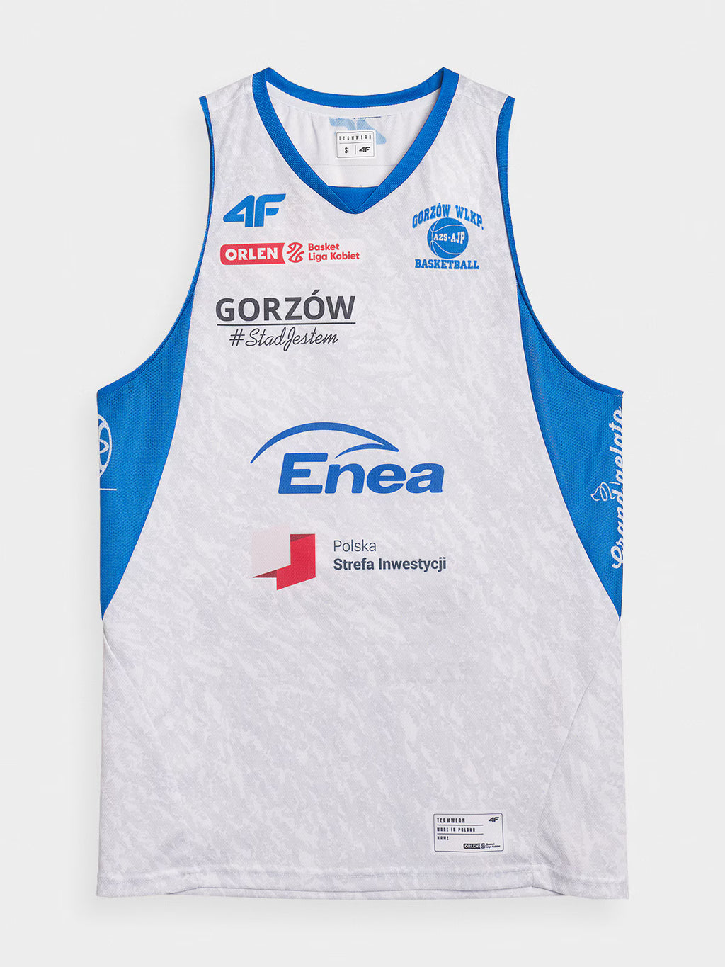Koszulka meczowa replika domowa z sezonu 2024/25 damska 4F x Enea AZS AJP Gorzów Wielkopolski