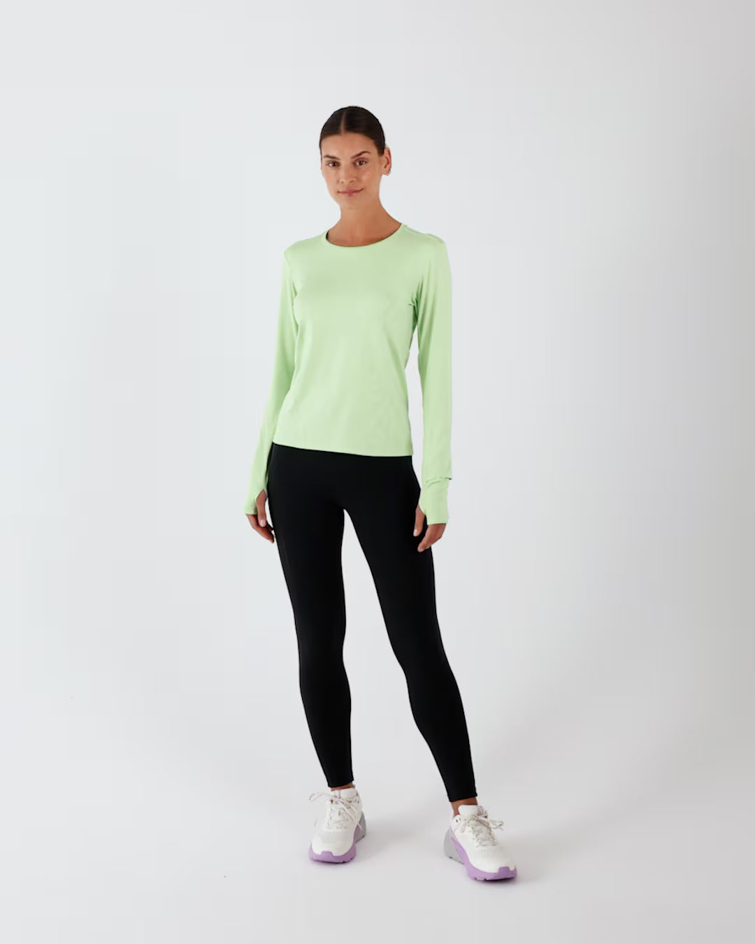 Longsleeve do biegania szybkoschnący damski