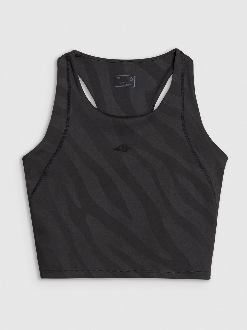 Crop top treningowy szybkoschnący damski